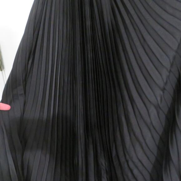 Banana Republic Womens Sz S Black Pleated One Shoulder Mini Dress Flowy - Picture 4 of 7